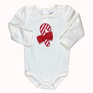 GYMBOREE Candy Cane Bosysuit